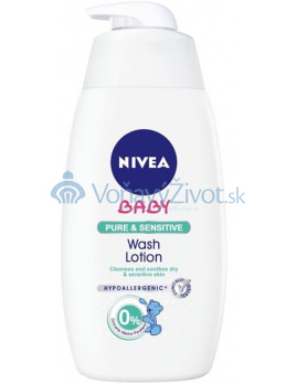Nivea Baby Pure & Sensitive Wash Lotion 500ml