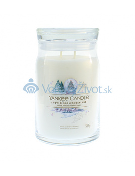 Yankee Candle Snow Globe Wonderland adventní kalendář kniha votivní svíčka ve skle 12 x 37 g + čajová svíčka 12 x 9,8 g + skleněný svícen