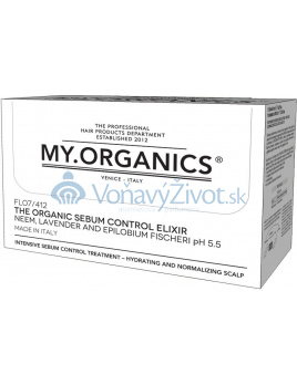 MY.ORGANICS The Organic Sebum Control Elixir Neem, Lavender And Epilobium Fischeri 12Vials