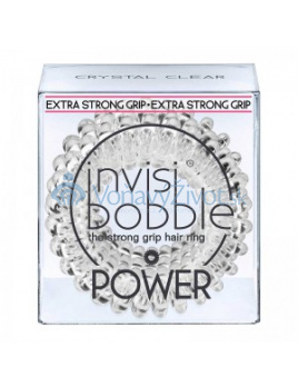 Invisibobble POWER Crystal Clear - průhledná