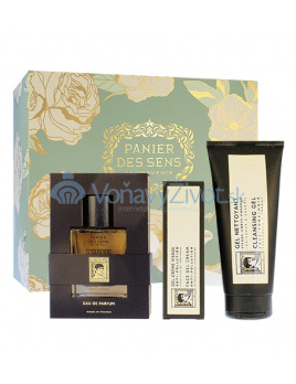 Panier Des Sens L'Olivier parfémovaná voda 50 ml + deodorant roll-on 50 ml + bavlněný sáček dárková sada Pro muže