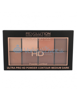 Makeup Revolution London Ultra Pro HD Powder Contour Palette 20g - Medium Dark