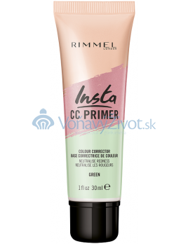 Rimmel London Insta CC Primer 30ml - Green