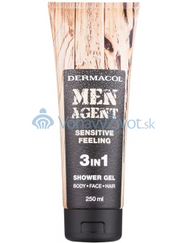Dermacol Men Agent Sensitive Feeling 3in1 Shower Gel 250ml