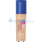 Rimmel London Match Perfection 30ml - 103 True Ivory