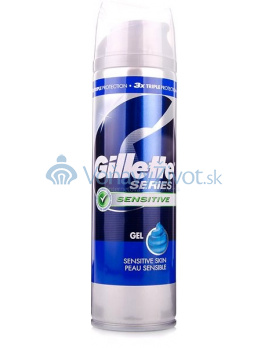 Gillette Series Sensitive gél na holení 200 ml M