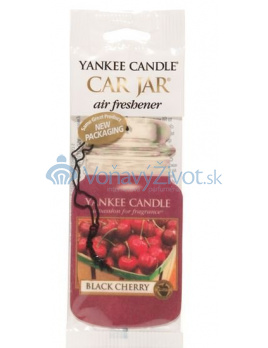 Yankee Candle Osvěžovač do auta Zralé třešně 1x papírová visačka