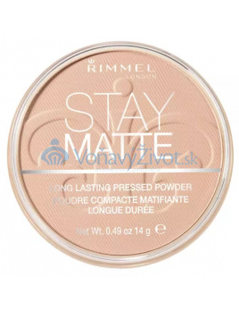 Rimmel London Stay Matte Pressed Powder 14g - 003 Peach Glow