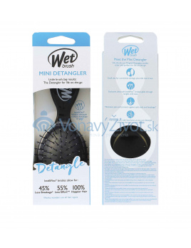Wet Brush Mini Detangler kartáč na vlasy Black