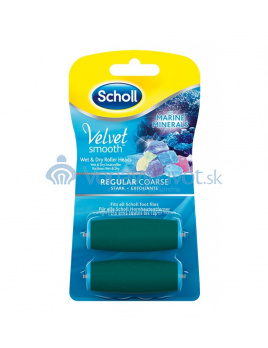 Scholl Velvet Smooth náhradní hlavice s diamantovými krystalky ultra drsná 2ks