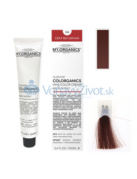 MY.ORGANICS Colorganics 100ml - 5.6 Deep Red Brown