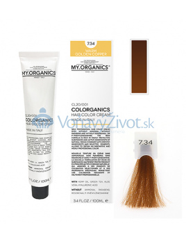 MY.ORGANICS Colorganics 100ml - 7.34 Warm Golden Copper