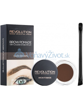 Makeup Revolution London Brow Pomade 2,5g - Dark Brown