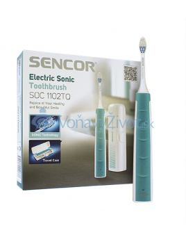 Sencor SOC 1102TQ elektrický sonický zubní kartáček