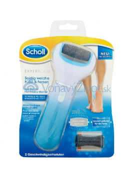 Scholl Expert Care elektrický pilník na chodidla s mořskými minerály + náhradní hlavice na popraskané paty