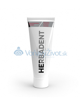 Herbadent Professional Homeo bylinná zubní pasta s ženšenem bez fluoru a mentolu 100 g