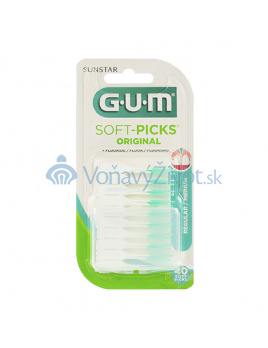 G.U.M Soft-Picks Regular masážní mezizubní kartáčky s fluoridy 40ks
