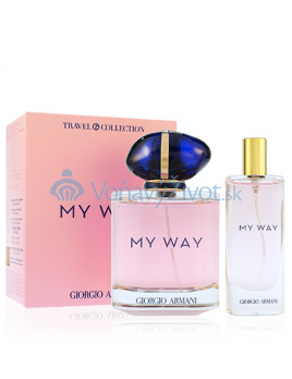 Giorgio Armani My Way parfémovaná voda 90 ml + tělové mlieko 75 ml + parfémovaná voda 15 ml Pro ženy dárková sada