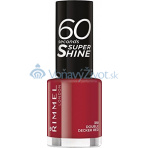 Rimmel London 60 Seconds Super Shine Nail Polish 8ml - 310 Double Decker Red
