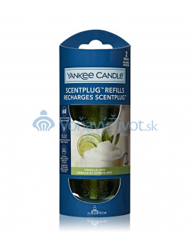 Yankee Candle ScentPlug náplně do elektrického difuzéru do zásuvky Vanilla Lime 2ks