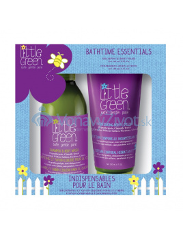 Little Green Kids Bathtime Essentials dárková sada (šampon a sprchový gél 240ml + výživné tělové mlieko 180ml)