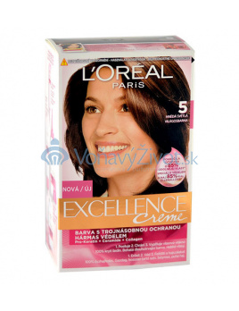 L'Oréal Paris Excellence Creme Hair Colour 1ks W 5 Natural Brown