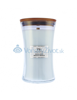 WoodWick Magnolia Birch vonná svíčka s dřevěným knotem 453,6 g