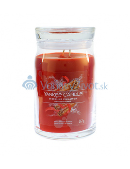 Yankee Candle Sparkling Cinnamon signature svíčka velká 567 g