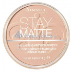 Rimmel London Stay Matte Pressed Powder 14g - 003 Peach Glow