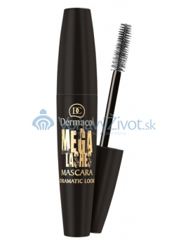 Dermacol Mega Lashes Dramatic Look Mascara 13ml - Black