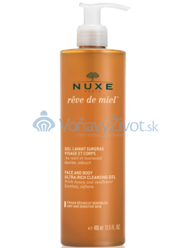 Nuxe Reve de Miel Face And Body Ultra-Rich Cleansing Gel 400ml