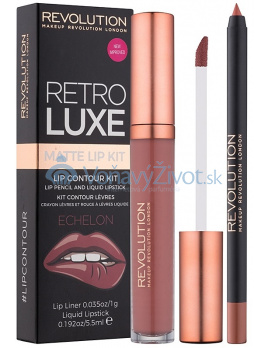 Makeup Revolution London Retro Luxe Matte Lip Kit - Echelon