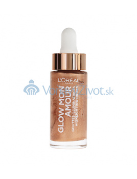 L'Oréal Paris Glow Mon Amour tekutý rozjasňovač 02 Loving Peach 15ml