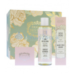 Panier Des Sens Radiant Peony dárková sada micelární voda 50 ml + čistící pěna 50 ml + lehký krém na obličej 40 ml