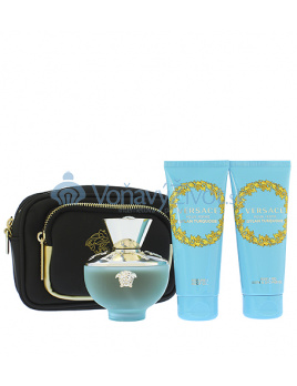 Versace Dylan Turquoise toaletní voda 50 ml + sprchový gél 50 ml + tělové mlieko 50 ml Pro ženy dárková sada