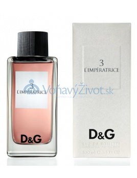 Dolce & Gabbana D&G 3 L'Impératrice W EDT 100ml