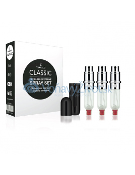 Travalo Classic HD Spray Set - 1 Case + 3 Engines - Black