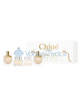 Chloé Les Parfums mini set Pro ženy parfémovaná voda Chloé 5ml + parfémovaná voda Nomade 2x5ml + toaletní voda Chloé 5ml
