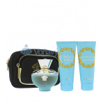 Versace Dylan Turquoise toaletní voda 50 ml + sprchový gél 50 ml + tělové mlieko 50 ml Pro ženy dárková sada
