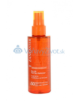 Lancaster Sun Beauty Dry Oil Fast Tan Optimizer SPF50 sprej na opalování 150ml Unisex
