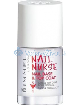 Rimmel London Nail Nurse Nail Base & Top Coat 12ml