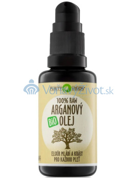 Purity Vision Raw Bio Arganový olej 30ml