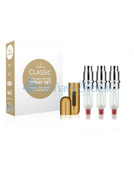 Travalo Classic HD Spray Set - 1 Case + 3 Engines - Gold