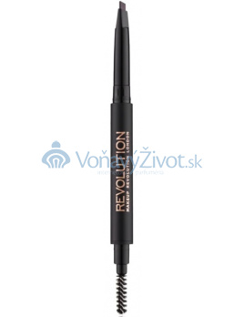 Makeup Revolution London Duo Brow Definer 0,15g - Dark Brown