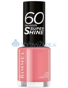 Rimmel London 60 Seconds Super Shine Nail Polish 8ml - 405 Rose Libertine