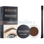 Makeup Revolution London Brow Pomade 2,5g - Dark Brown