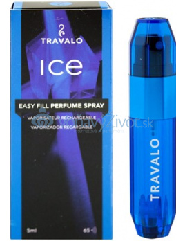 Travalo Perfume Pod Ice 65 Sprays - Blue 5 ml
