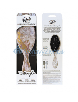 Wet Brush Original Detangler Metallic Marble kartáč na vlasy Silver