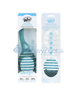 Wet Brush Shower Detangler kartáč na vlasy Purple Glitter