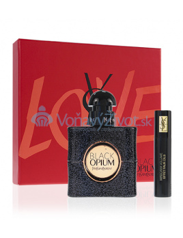 Yves Saint Laurent Black Opium parfémovaná voda Pro ženy 50ml + tělová emulze se třpytkami 50ml